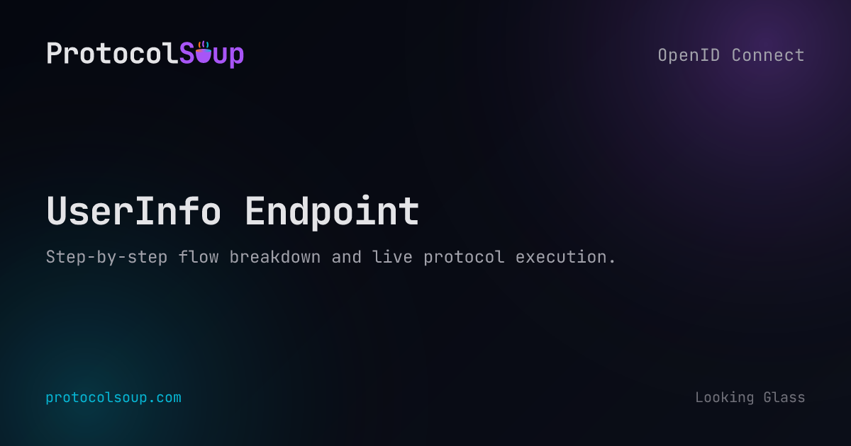 UserInfo Endpoint - OpenID Connect Flow Step-by-Step Guide | Protocol Soup