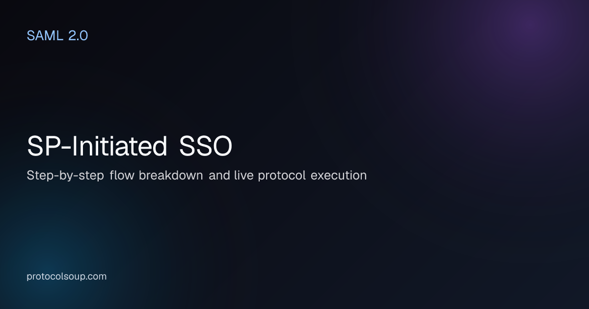 SP-Initiated SSO - SAML 2.0 Flow Step-by-Step Guide | Protocol Soup