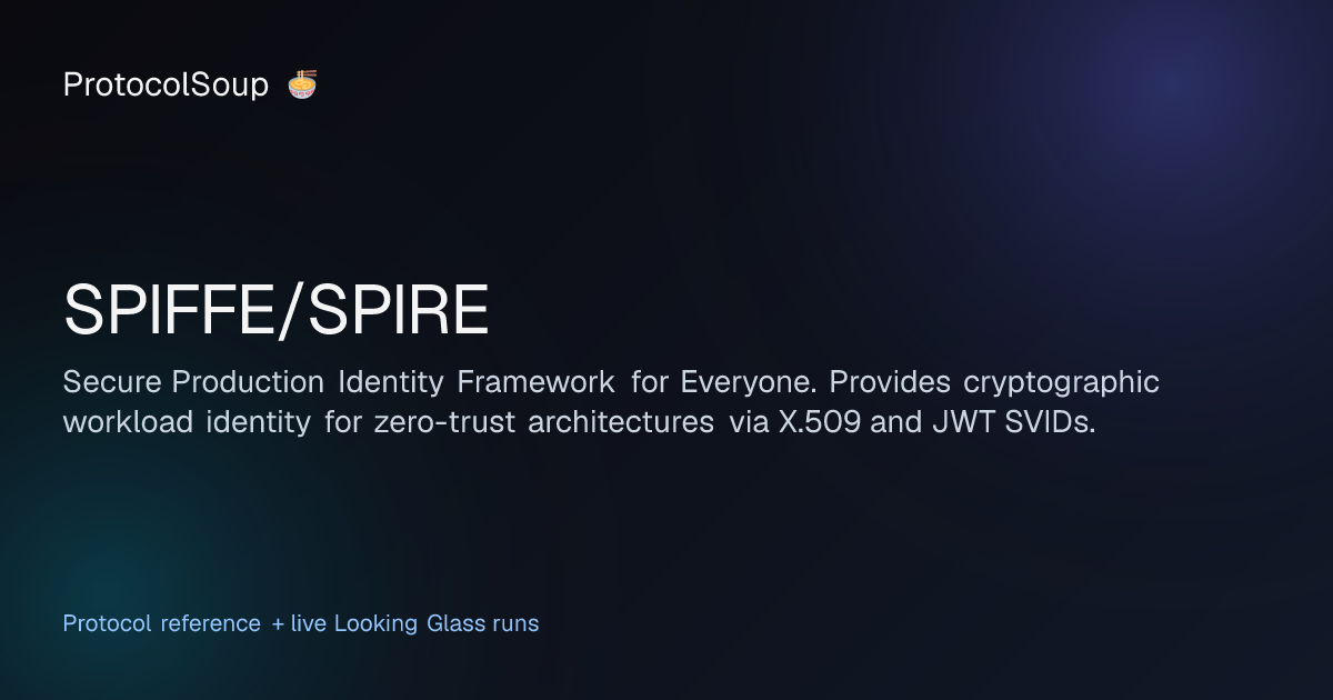 SPIFFE/SPIRE Tutorial - Zero Trust Workload Identity | Protocol Soup